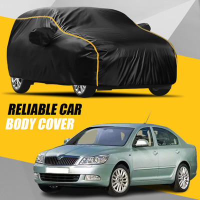 V VINTON Car Cover For Skoda Laura (With Mirror Pockets)(Multicolor)