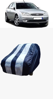 SRI GORAKHNATH TRADERS Car Cover For Ford Mondeo V78 (Without Mirror Pockets)(White, Blue)