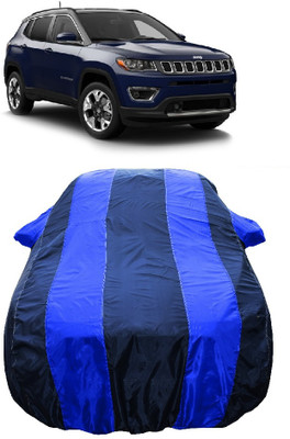 Wegather Car Cover For Jeep Compass 1.4 Limited (With Mirror Pockets)(Blue)