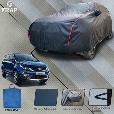 Frap Car Cover For Tata Hexa, Hexa XE, Hexa XM, Hexa XT (With Mirror Pockets)(Grey, Red)