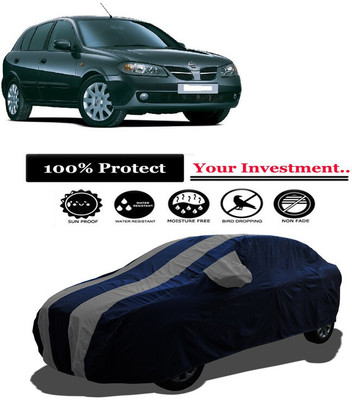 Amexride Car Cover For Nissan Almera 1.8 SVE (With Mirror Pockets)(Grey)