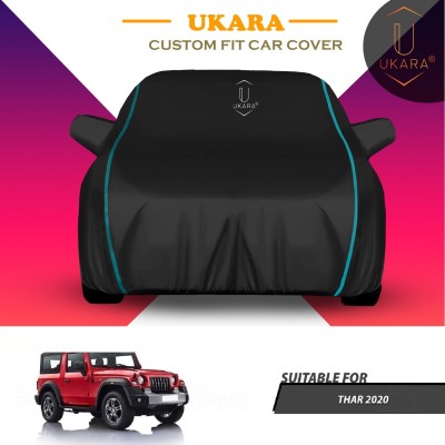 Ukara Car Cover For Mahindra Thar (With Mirror Pockets)(Black)