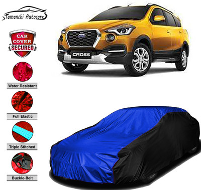 Tamanchi Autocare Car Cover For Datsun Go-Cross(Blue)