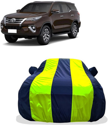 Tricway Car Cover For Toyota Fortuner 2.7 2WD MT Petrol (With Mirror Pockets)(Yellow)