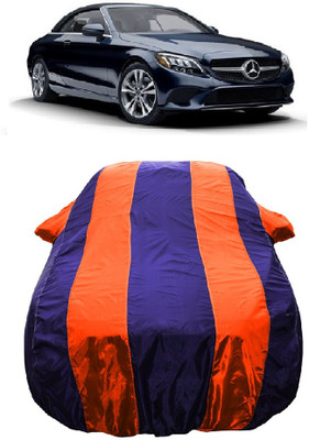 Wegather Car Cover For Mercedes Benz C-Class C300 Cabriolet Petrol (With Mirror Pockets)(Orange)