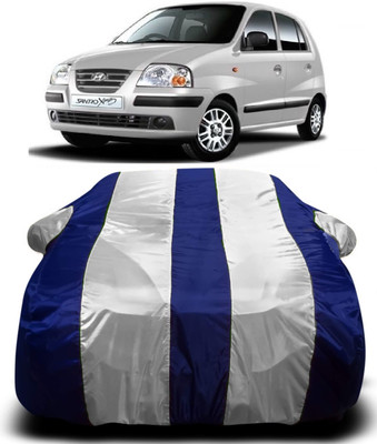 AXLOZ Car Cover For Hyundai Santro Xing (With Mirror Pockets)(Multicolor)