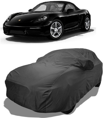 Coxtor Car Cover For Porsche 718 Boxster Petrol (With Mirror Pockets)(Grey)