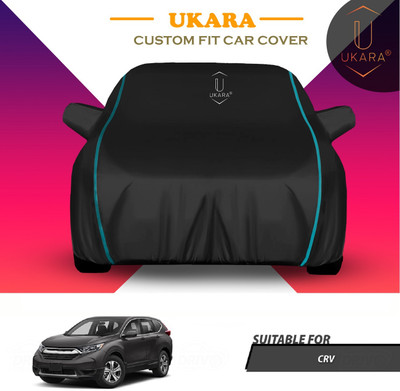Ukara Car Cover For Honda CR-V (With Mirror Pockets)(Black)