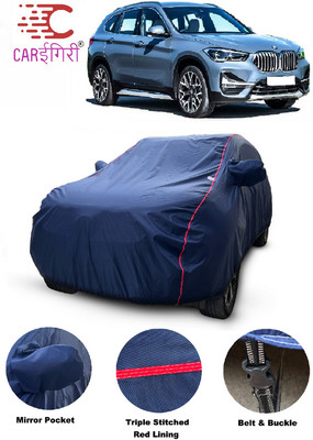 Carigiri Car Cover For BMW X1 (With Mirror Pockets)(Blue)