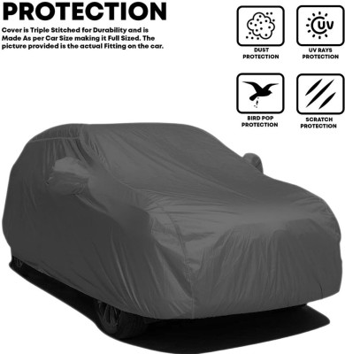 BOTAUTO Car Cover For Ford Endeavour, Universal For Car (With Mirror Pockets)(Grey, Yellow, For 2010, 2011, 2012, 2013, 2014, 2015, 2016, 2017, 2018, 2019, 2020, 2021, 2022, 2023 Models)