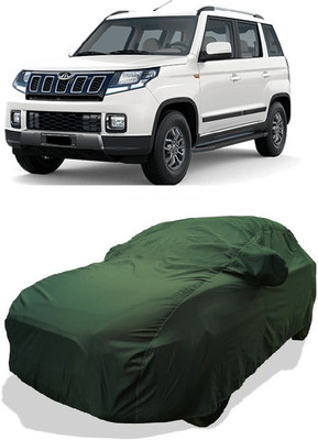 QLAX Car Cover For Maruti TUV 300 T6 Plus Diesel (With Mirror Pockets)(Green)