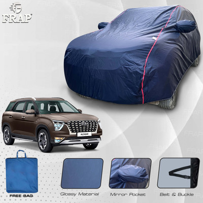 Frap Car Cover For Hyundai Alcazar (With Mirror Pockets)(Blue, Red, For 2021, 2022, 2023, 2024 Models)