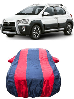 Wegather Car Cover For Toyota Etios Cross 1.2L G(Red)