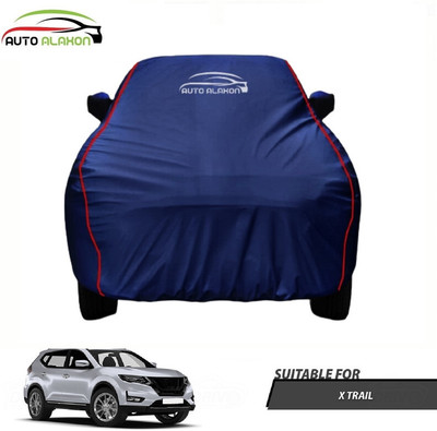 AUTO ALAXON Car Cover For Nissan X-Trail (With Mirror Pockets)(Blue)