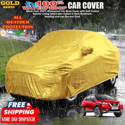 GOLDKARTZ Car Cover For Nissan Kicks(Gold)