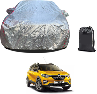 PAGORA Car Cover For Renault Triber (With Mirror Pockets)(Silver, For 2019, 2020, 2021, 2022, 2023 Models)