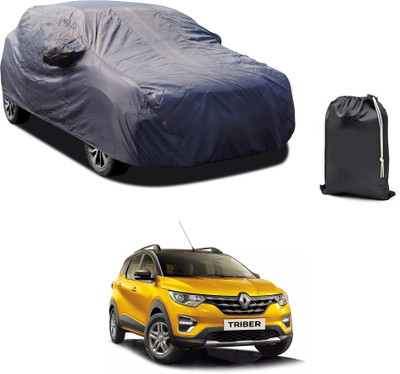 CODOKI Car Cover For Renault Triber (With Mirror Pockets)(Grey)