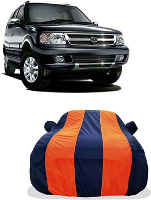 Tricway Car Cover For Tata Safari VTT EX (With Mirror Pockets)(Orange)