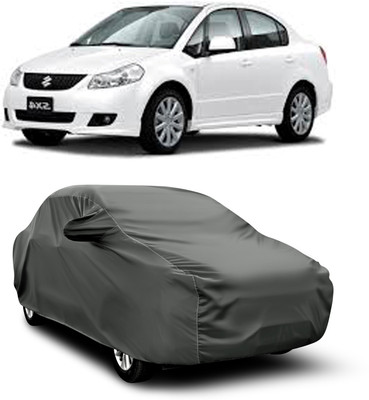 aosis Car Cover For Maruti Suzuki SX4 (With Mirror Pockets)(Grey)