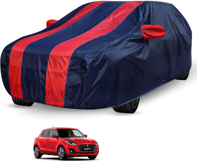 Auto Hub Car Cover For Maruti Suzuki Swift (Without Mirror Pockets)(Blue, Red, For 2018 Models)
