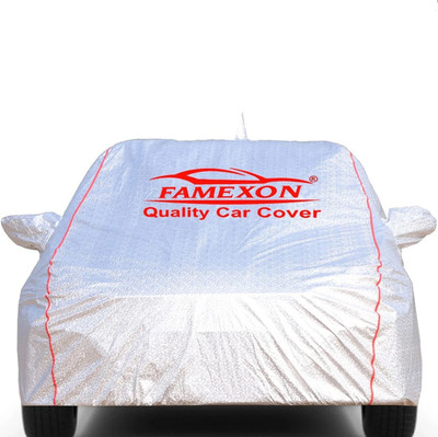 FAMEXON Car Cover For Maruti Suzuki Grand Vitara (With Mirror Pockets)(Silver)