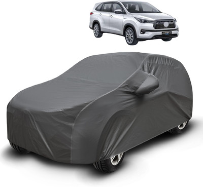 MOCKHE Car Cover For Toyota Innova Hycross (With Mirror Pockets)(Grey)