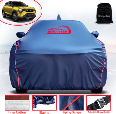 AUTOCOZEN WATERPROOF Car Cover For Mahindra XUV 3XO (With Mirror Pockets)(Blue)