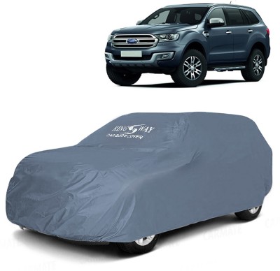 Kingsway Car Cover For Ford Endeavour (Without Mirror Pockets)(Grey, For 2015, 2016, 2017, 2018 Models)