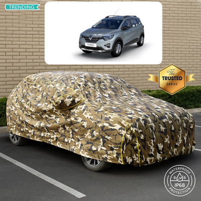 CODOKI Car Cover For Renault Triber RXT (With Mirror Pockets)(Yellow, Multicolor)