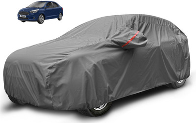 MOCKHE Car Cover For Ford Figo Aspire (With Mirror Pockets)(Grey)
