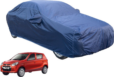 Auto Hub Car Cover For Maruti Suzuki Alto 800 (With Mirror Pockets)(Blue)