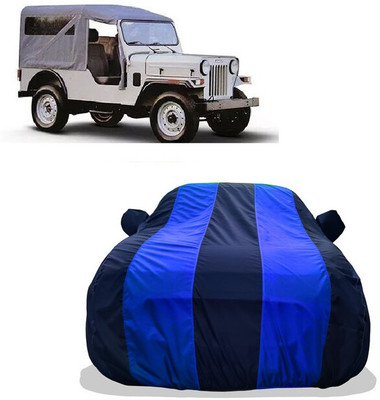 Tricway Car Cover For Mahindra Commander 650 Di (With Mirror Pockets)(Multicolor)