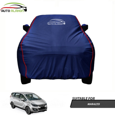 AUTO ALAXON Car Cover For Mahindra Marazzo (With Mirror Pockets)(Blue)