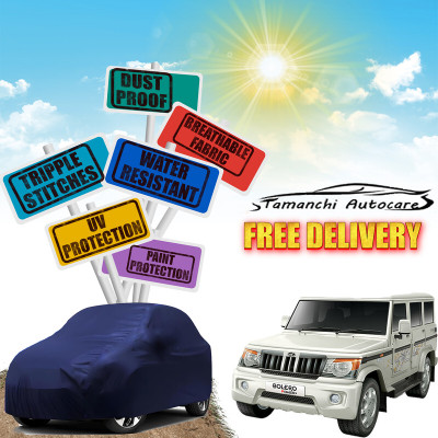 Tamanchi Autocare Car Cover For Mahindra Bolero(Blue)