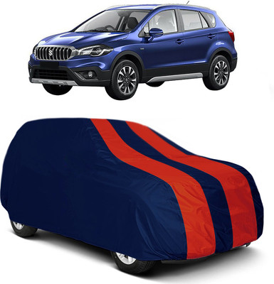 MoTRoX Car Cover For Maruti Suzuki S-Cross (Without Mirror Pockets)(Red, Blue)