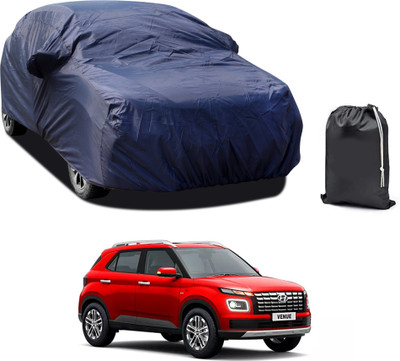 PAGORA Car Cover For Hyundai Venue (With Mirror Pockets)(Blue)