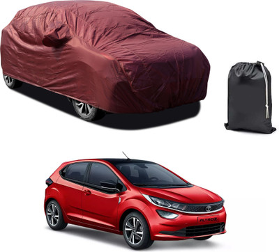 GOSHIV-car and bike accessories Car Cover For Tata Altroz (With Mirror Pockets)(Maroon)