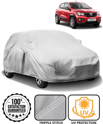 CARNEST Car Cover For Renault Kwid (With Mirror Pockets)(Silver)