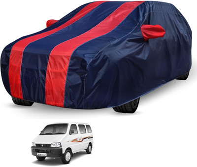 Auto Hub Car Cover For Maruti Suzuki Eeco (Without Mirror Pockets)(Black, Red)