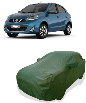 Tricway Car Cover For Nissan Micra XL Option D Diesel (With Mirror Pockets)(Green)