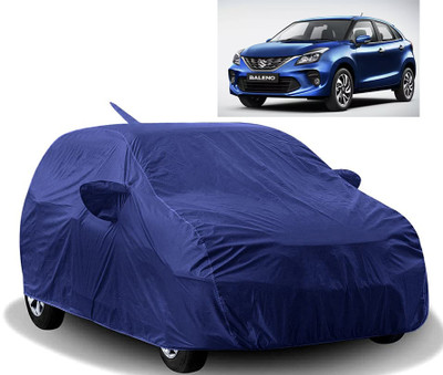 octavic Car Cover For Maruti Suzuki Baleno (With Mirror Pockets)(Blue)