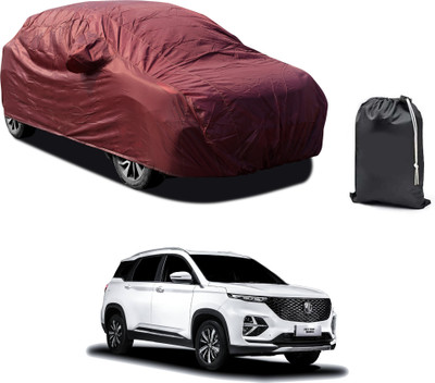 PAGORA Car Cover For MG Hector Plus (With Mirror Pockets)(Maroon)