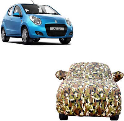 AutoRetail Car Cover For Maruti Suzuki A-Star (With Mirror Pockets)(Multicolor)