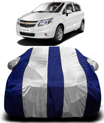 AXLOZ Car Cover For Chevrolet Sail UVA (With Mirror Pockets)(Multicolor)