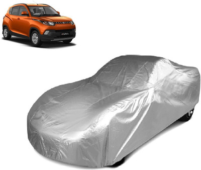 THE REAL ARV Car Cover For Mahindra KUV100 (With Mirror Pockets)(Silver)