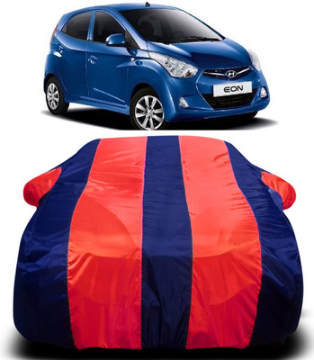 Swarish Car Cover For Hyundai Eon (With Mirror Pockets)(Multicolor)