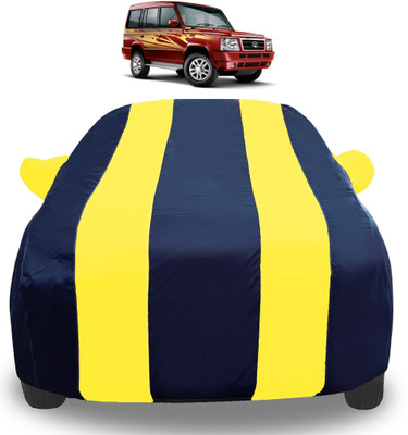 Amanzo Car Cover For Tata Sumo Gold (With Mirror Pockets)(Yellow)