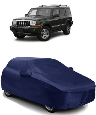 SUGASHRI Car Cover For Jeep Commander 2WD Disc Break (With Mirror Pockets)(Blue)