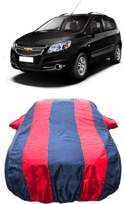 Wegather Car Cover For Chevrolet Sail Hatchback (With Mirror Pockets)(Red)