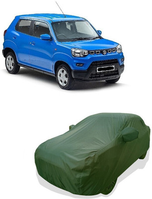 Tricway Car Cover For Maruti Suzuki S-Presso Vxi (O) AMT (With Mirror Pockets)(Green)